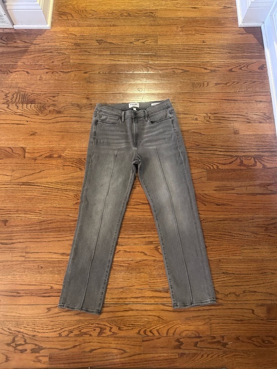 Frame Denim Denim - Frame Denim Straight Jeans in Washed Gray